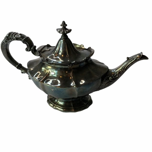 Vintage Aladdin Lamp Coffee Tea Pot Reed & Barton - Picture 8 of 10